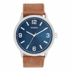 C11501 / 45mm / Silver / Blue / Brown