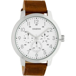 C10505 / 45mm / Silver / White / Brown