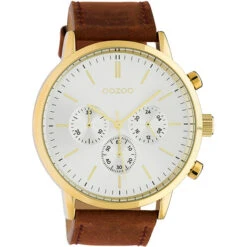 C10542 / 48mm / Gold / White / Cognac