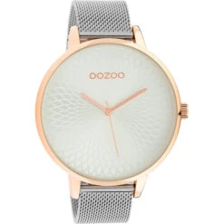 C10551 / 48mm / Rose Gold / White / Silver