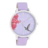 C11068 / 42mm / Silver Coloured / Pastel Lilac