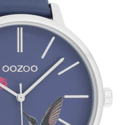 C11069 / 42mm / Silver Coloured / Navy Blue -Oozoo C11069 3
