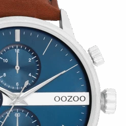 C11221 / 45mm / Silver / Brown / Blue -Oozoo C11221 3