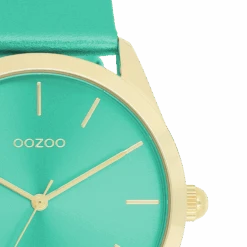 C11339 / 40mm / Gold / Aqua Metallic -Oozoo C11339 3