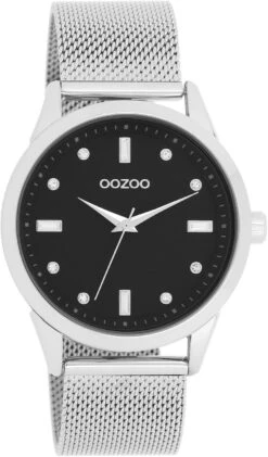 C11356 / 40mm / Silver / Black -Oozoo C11356 2aad682f 29e7 44bd 8439 05e4da429867