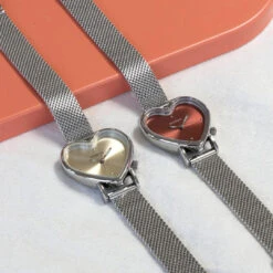 C11444 / 28x29mm / Silver / Red -Oozoo C11443 C114441x1 1