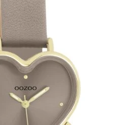 C11451 / 28x29mm / Gold / Taupe -Oozoo C11451 3