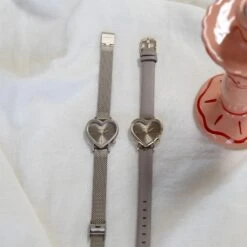 C11451 / 28x29mm / Gold / Taupe -Oozoo C11451 C114551x1