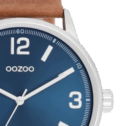 C11501 / 45mm / Silver / Blue / Brown -Oozoo C11501 3 900x a248de06 48e2 4868 ad8f ac4289dce23f