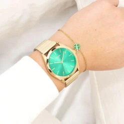 C11519 / 40mm / Gold / Aqua -Oozoo C11519 2 900x 2387d973 5420 49de 9def 4c642e101e1a