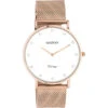 C20238 / 40mm / Rose Gold / White -Oozoo C20238