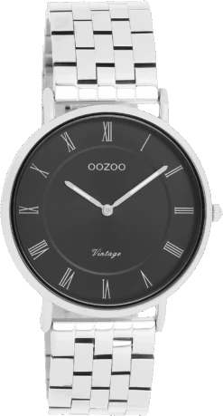 C20366 / 36mm / Silver / Black -Oozoo C20366 7d851b40 9861 4cfd bcc4 7e66df838396