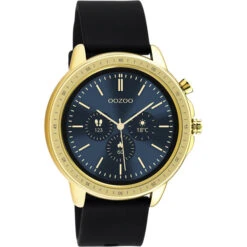 Q301 / 45mm / Gold / Black Rubber