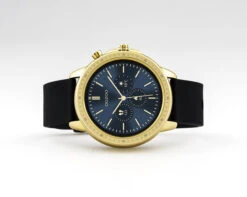 Q301 / 45mm / Gold / Black Rubber -Oozoo Q00301 flat b