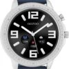 Q315 / 45mm / Dark Blue / Silver / Rubber -Oozoo Q00315 1