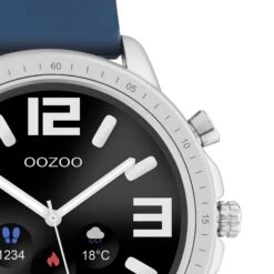 Q315 / 45mm / Dark Blue / Silver / Rubber 12 Q315 / 45mm / Dark Blue / Silver / Rubber -Oozoo Q00315 1 84f4db1c fb0a 489f b54e 1cff49949ec5