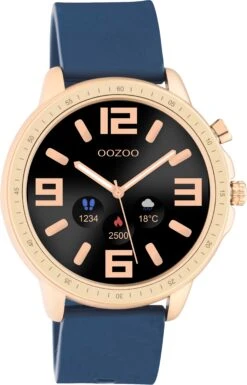 Q326 / 45mm / Dark Blue / Rose Gold -Oozoo Q00326 1 8838c15a 0540 4901 bde2 3792c645f097
