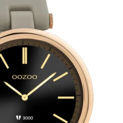 Q402 / 38mm / Rose Gold / Taupe -Oozoo Q00402 2