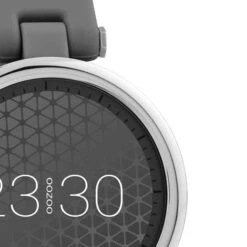 Q403 / 38mm / Silver / Grey -Oozoo Q00403 1pols