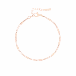 Rose Coloured Bracelet With Classic Detail