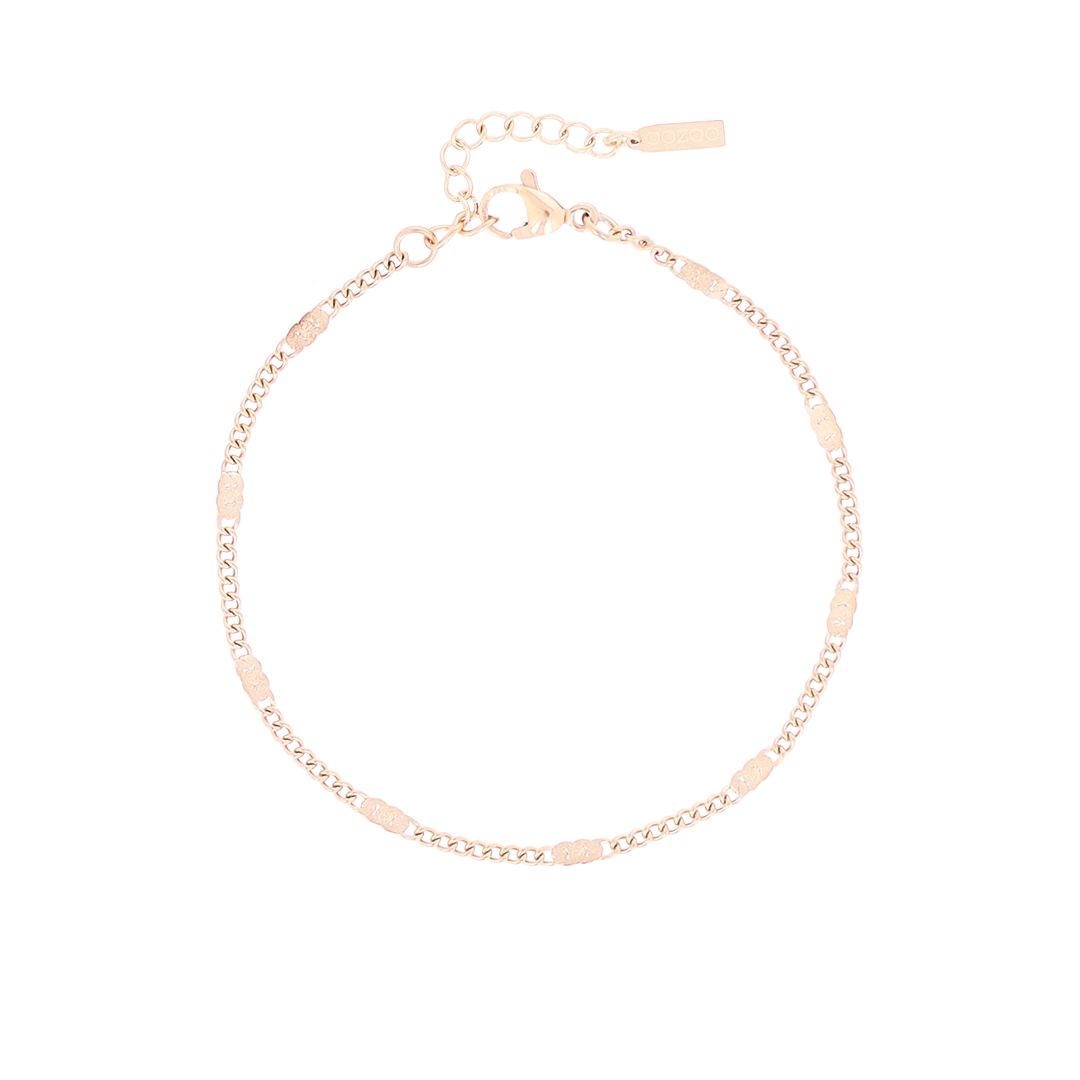 Rose Coloured Bracelet With Classic Detail 3 Rose Coloured Bracelet With Classic Detail