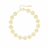 Gold Bracelet With Smileys