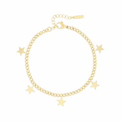 Gold Bracelet With Stars
