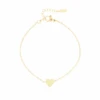 Gold Bracelet With A Heart -Oozoo SB 1040