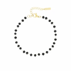 Bracelet With Black Stones