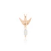 Rose Gold Earring With Swallow -Oozoo SE 3029