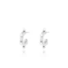 Silver Earrings With Pearls - Small -Oozoo SE 3066 db0cd411 8934 4bb7 af2d 06bf88d7e08f