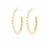 Gold Earrings With Pearls