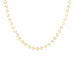 Gold Necklace With Smileys