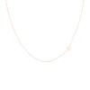 Rose Gold Necklace With A Clover 1 Rose Gold Necklace With A Clover -Oozoo SN2038